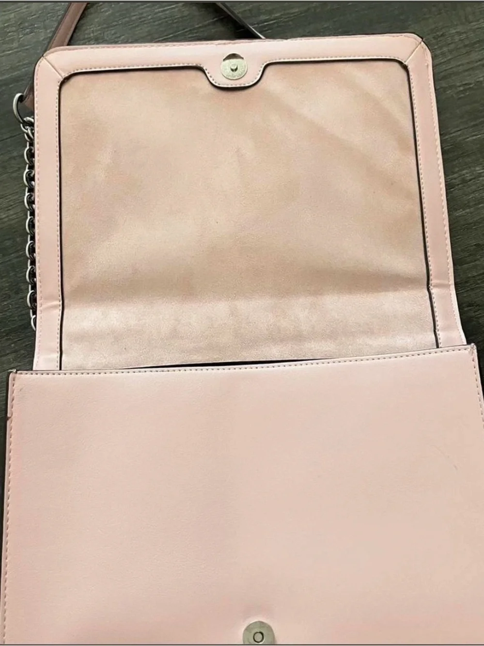 Steve Madden Pink Floral Chain Strap Crossbody